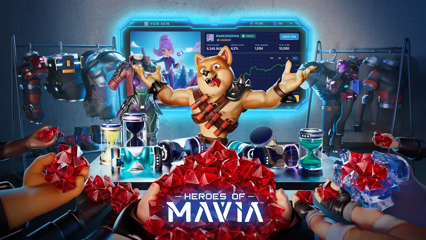 Heroes of Mavia Introduces Ruby Marketplace for In-Game NFT Trading